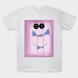 Kids as Twin Angels Stick Figure T-Shirt